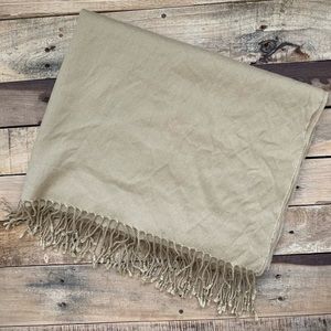 Beige Wrap Scarf
